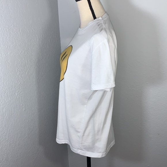DREW Justin Bieber Same Style Smiley Face Graphic Short Sleeve Shirt Sz Medium - Picture 3 of 9